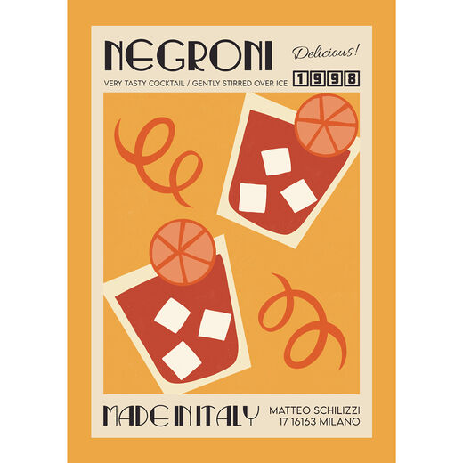 Negroni print by We Made Something Nice